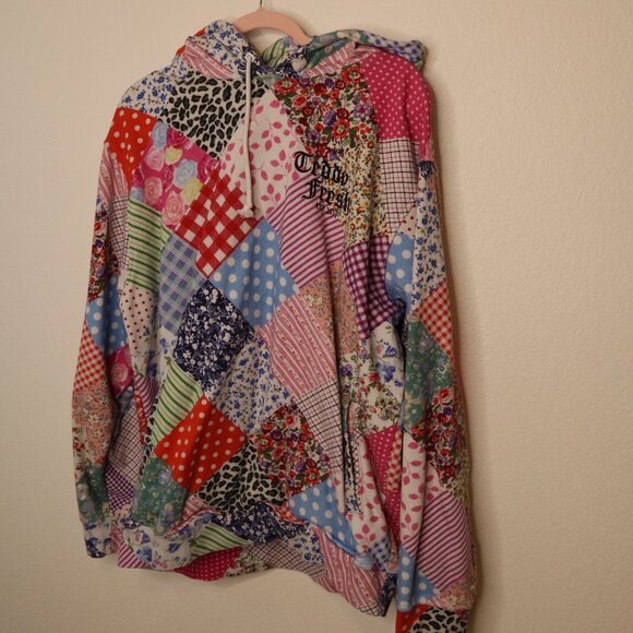 Teddy Fresh Patchwork Hoodie - Picture 1 of 4